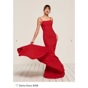 BLACK Reformation Corset Dahlia Dress